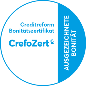CrefoZert Zertifizierung Glaserei Plickert 2026/2027